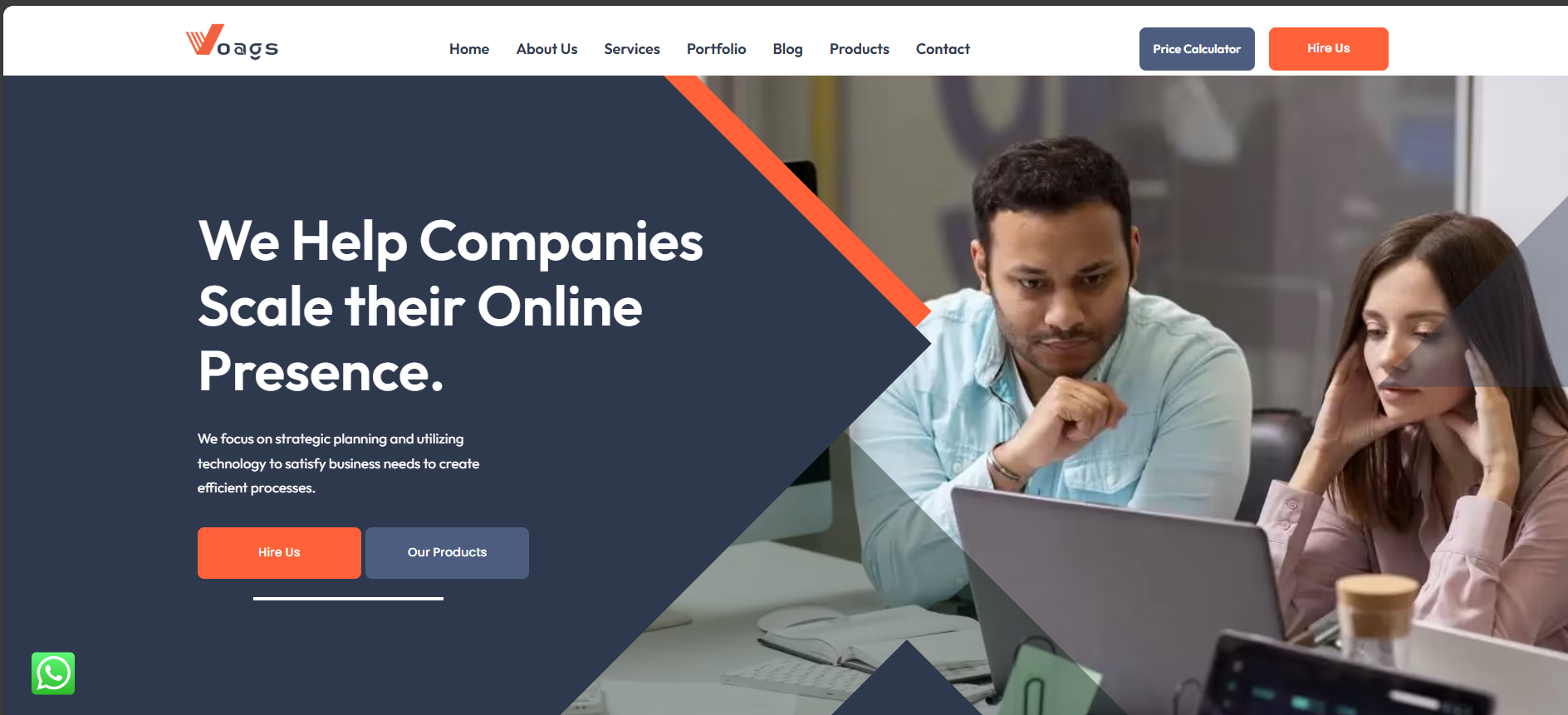 Voags Software Company Website